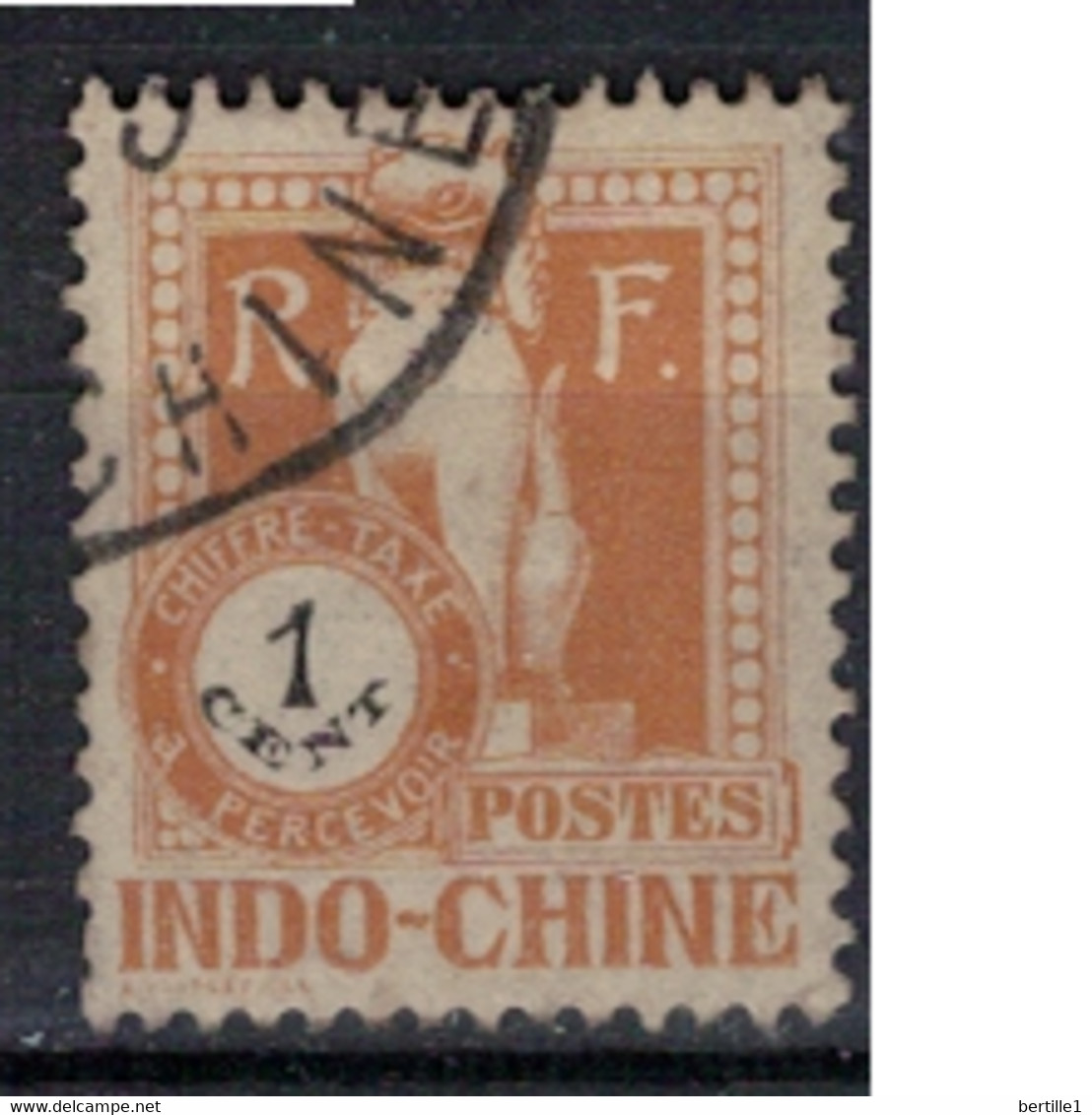 INDOCHINE      N°  YVERT TAXE 33  OBLITERE  ( OB 3/22 ) - Postage Due
