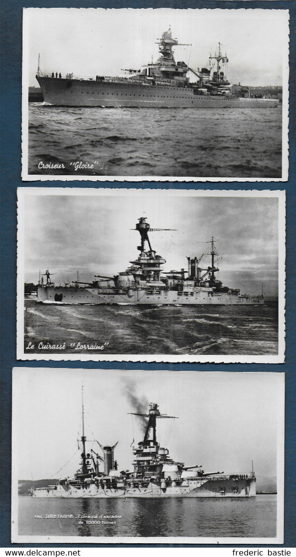 BATEAUX   - 3 Cartes - Warships