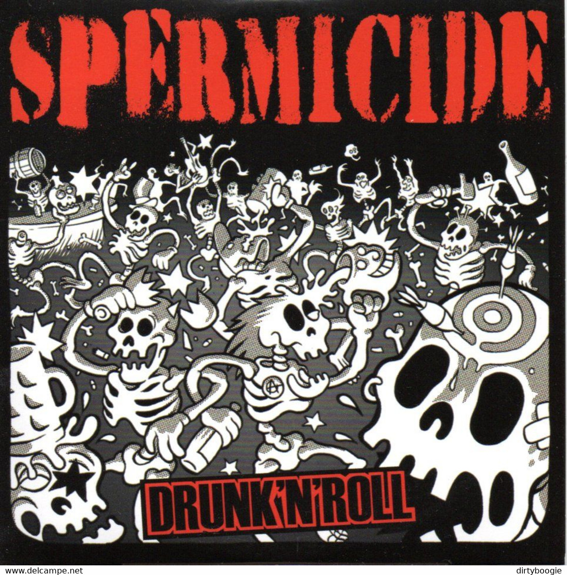 SPERMICIDE - Drunk'n'roll - CD - 442ème RUE - BLACK FLAG - CHRON GEN - MOTÖRHEAD - Punk