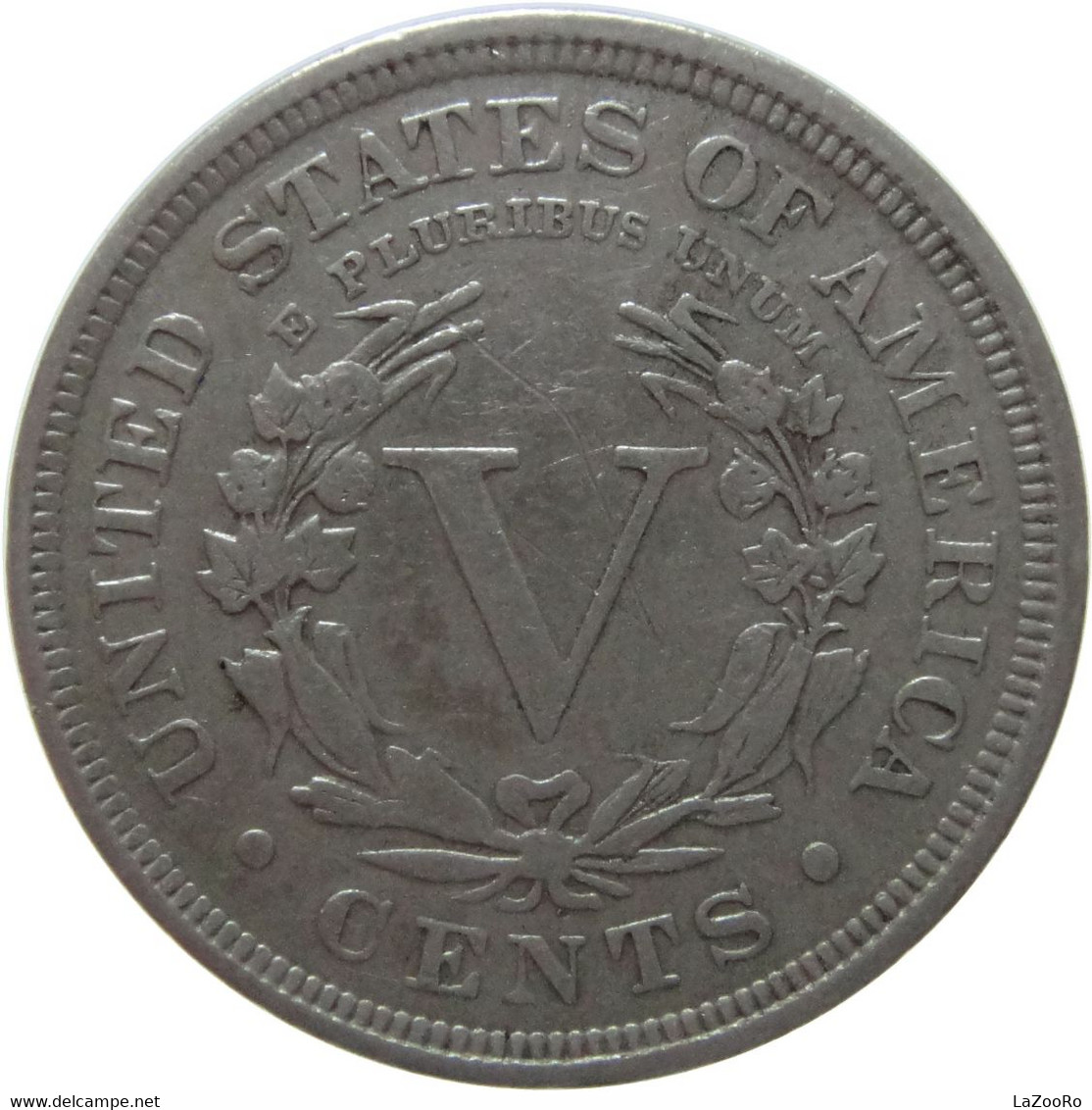 LaZooRo: United States 5 Cents 1901 XF - 1883-1913: Liberty (Libertà)