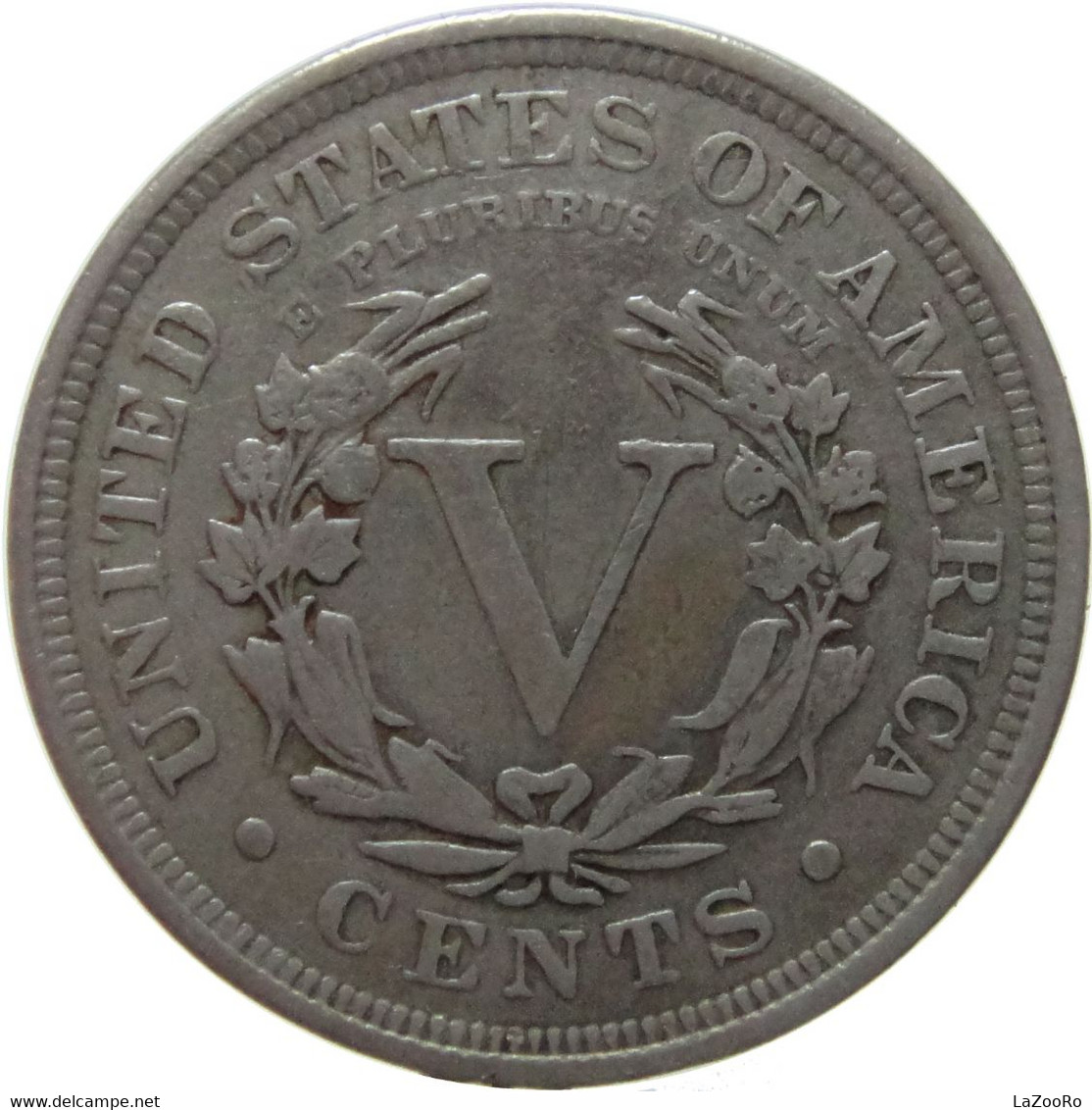 LaZooRo: United States 5 Cents 1902 XF - 1883-1913: Liberty (Liberté)