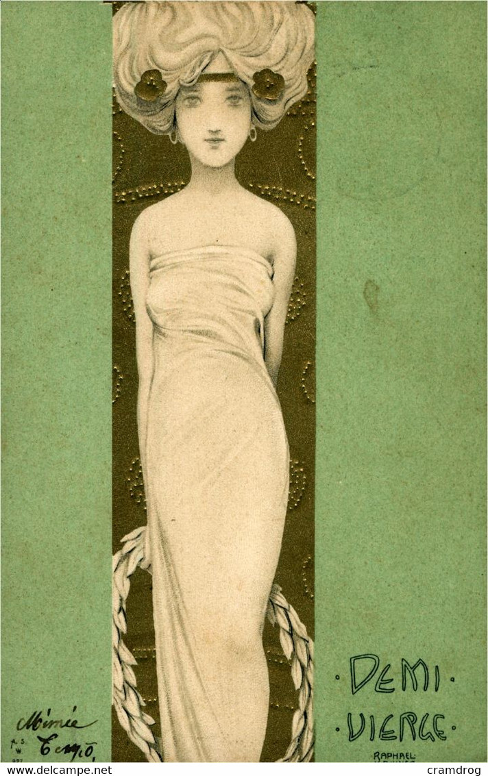 Illustrateur - Illustrator - Raphael Kirchner - Demi Vierge - Kirchner, Raphael