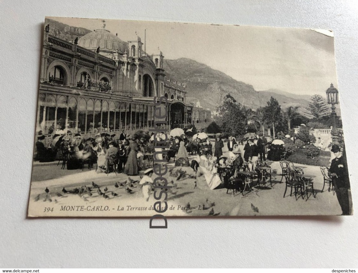 98000 Monte Carlo - La Terrasse Du Café De Paris - Animée - 1909 - Terrassen