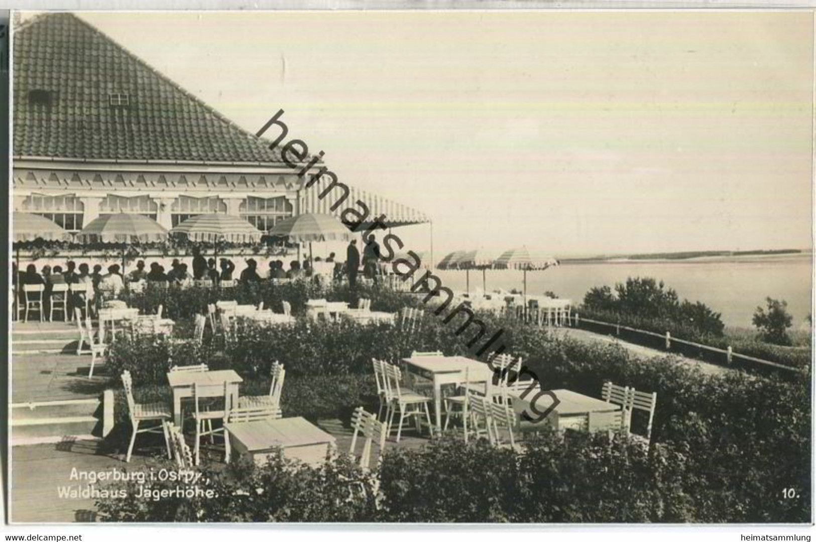 Wegorzewo - Angerburg - Waldhaus Jägerhöhe - Foto-AK 30er Jahre - Verlag Louis Kuhnke Angerburg - Ostpreussen