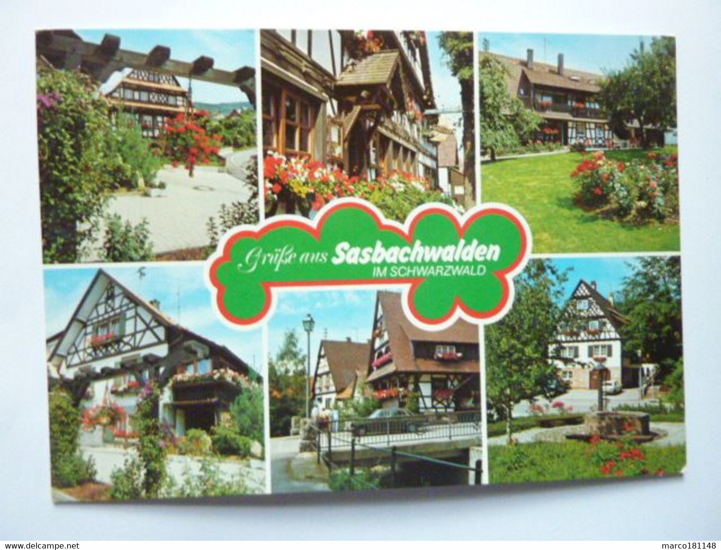SASBACHWALDEN - Blumen Und Weinort Im Badischen Schwarzwald - Sasbach