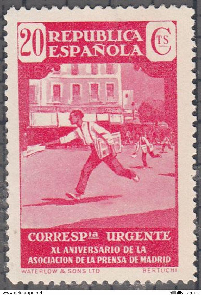 SPAIN    SCOTT NO E15  MNH   YEAR  1936 - Eilbriefmarken