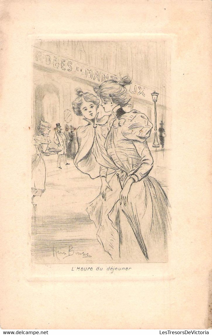 CPA Illustrateur Signé Henri BOUTET - L'heure Du Déjeuner - Boutet