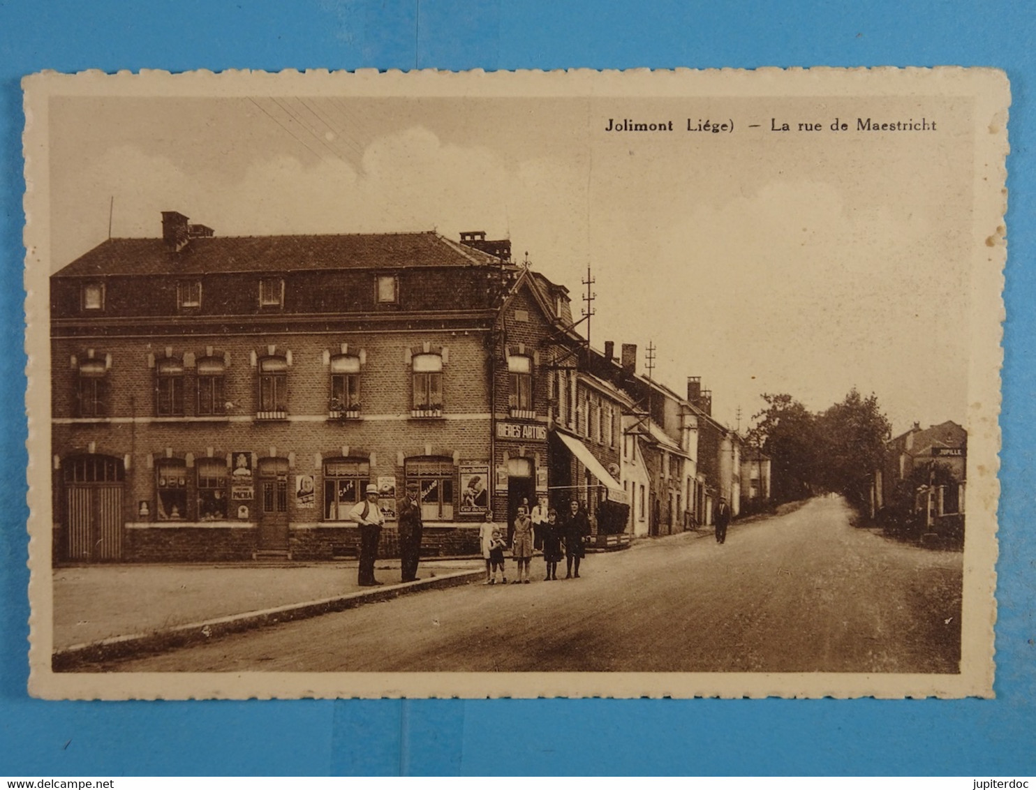 Julémont La Rue De Maestricht (erreur De Légende Jolimont) - Herve