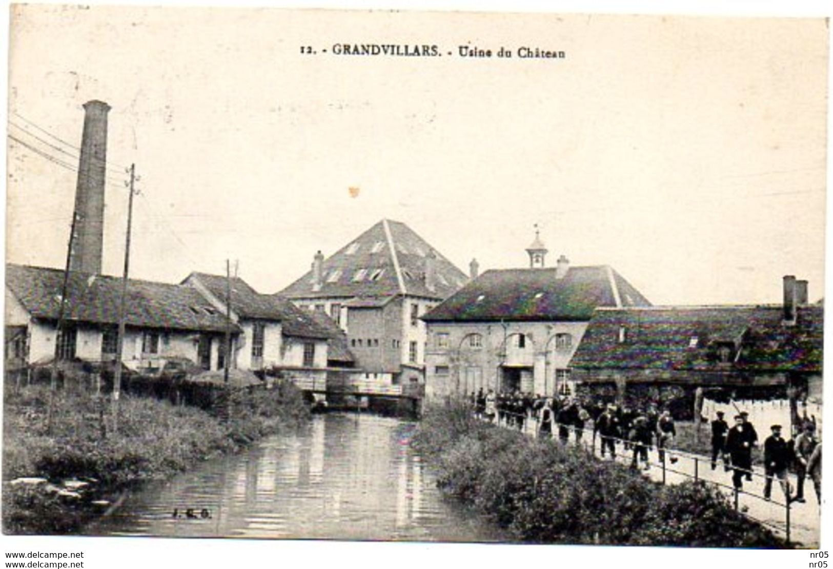 90 ( Territoire De Belfort ) - GRANDVILLARS - Usine Du Chateau - Grandvillars