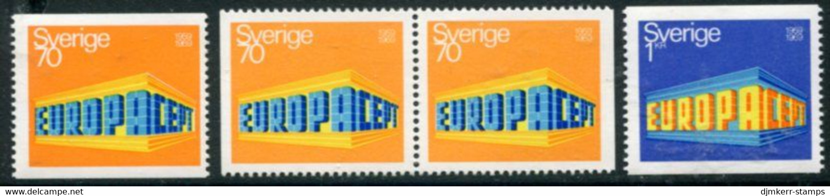 SWEDEN 1969 Europa MNH / **.  Michel 634-35 - Nuevos