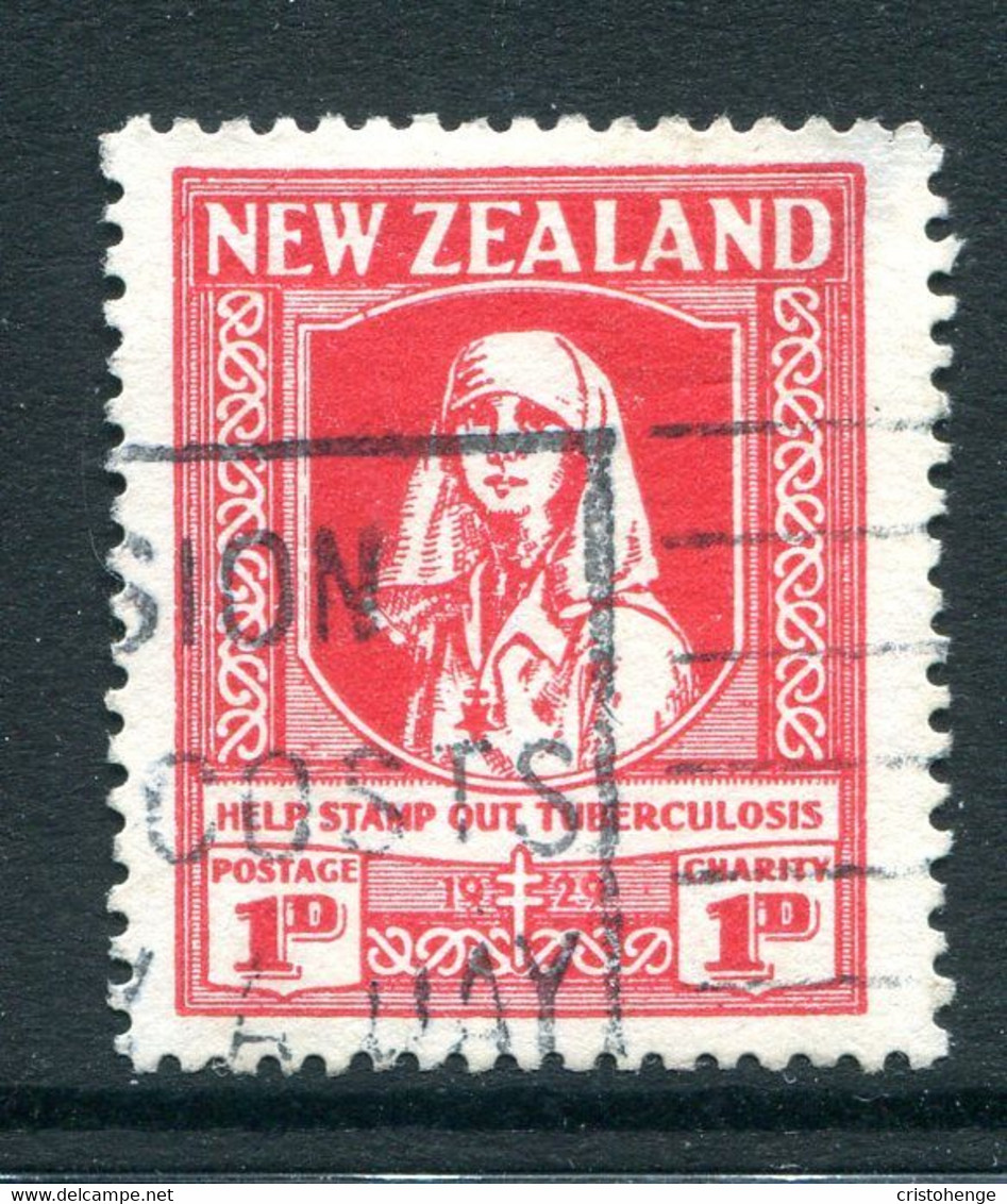 New Zealand 1929 Health - Help Stamp Out Tuberculosis Used (SG 544) - Oblitérés