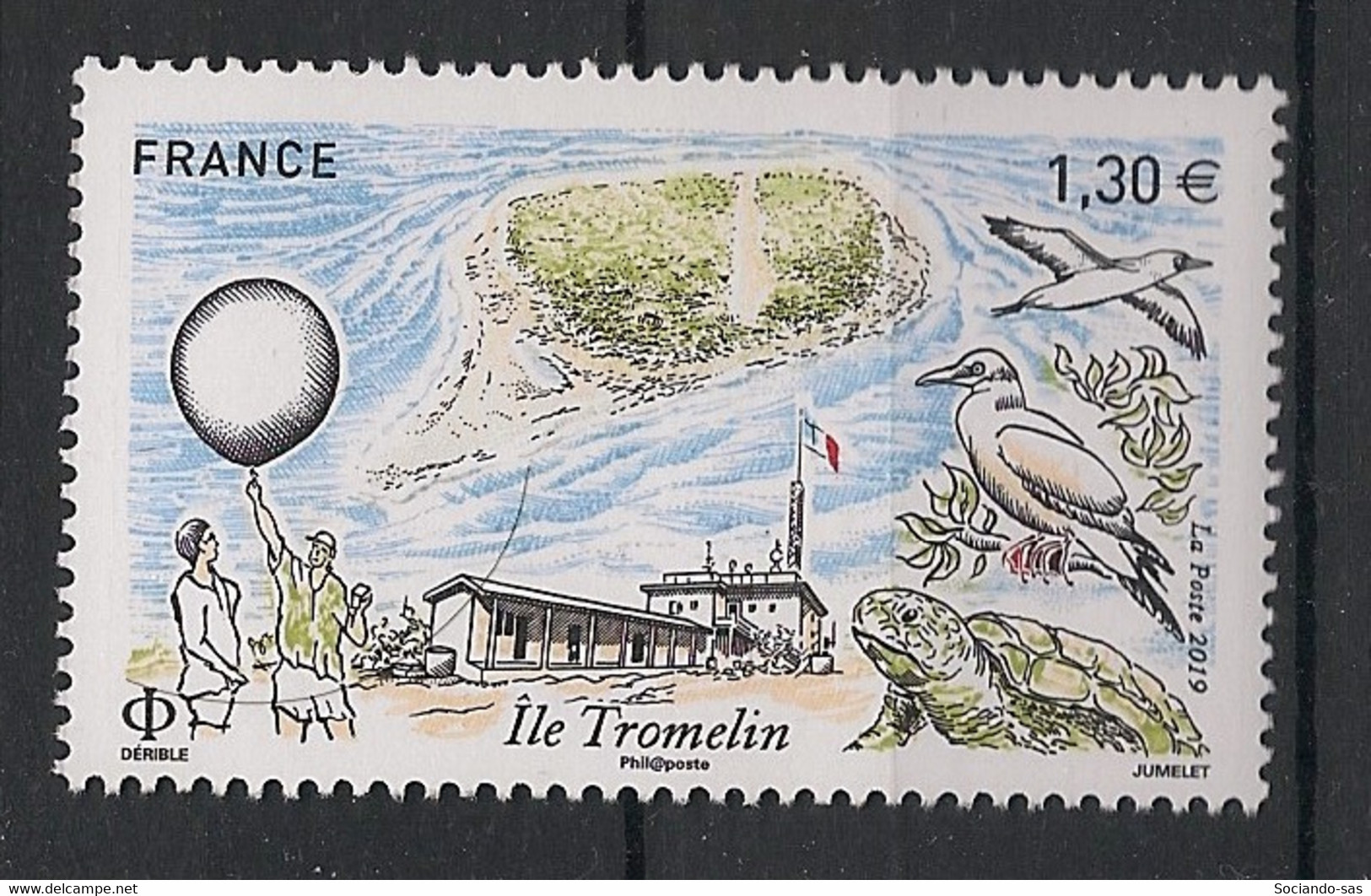 FRANCE - 2019 - N°Yv. 5366 - Ile Tromelin - Neuf Luxe ** / MNH / Postfrisch - Turtles