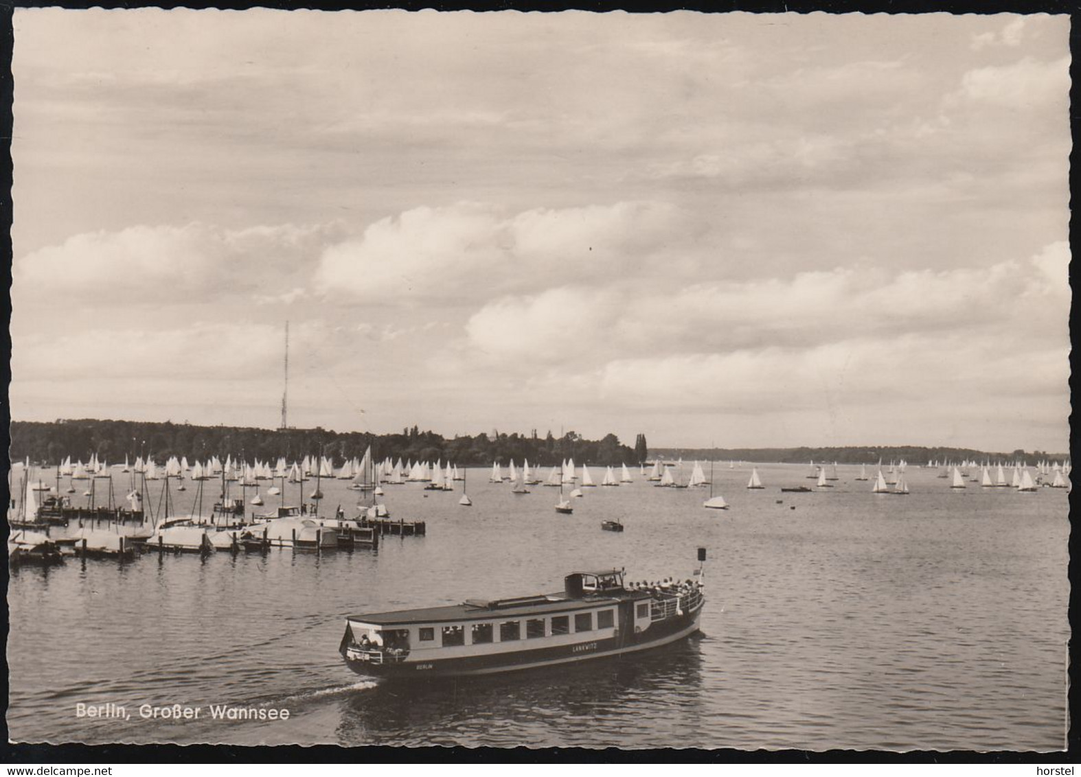 D-12179 Berlin Wannsee - Dampfer - "Lankwitz" ( Bis 1973)  Auf Dem Großen Wannsee - Zehlendorf