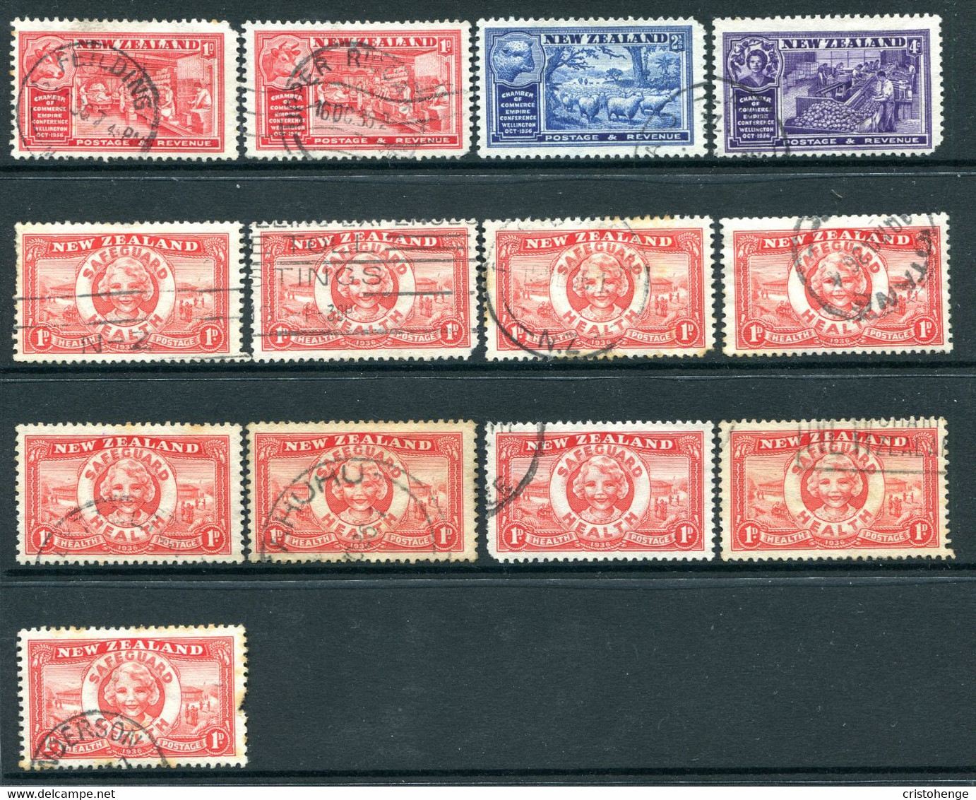 New Zealand 1915-36 King George V - Balance Of The Used Collection - Duplication And Some Faults - Usati