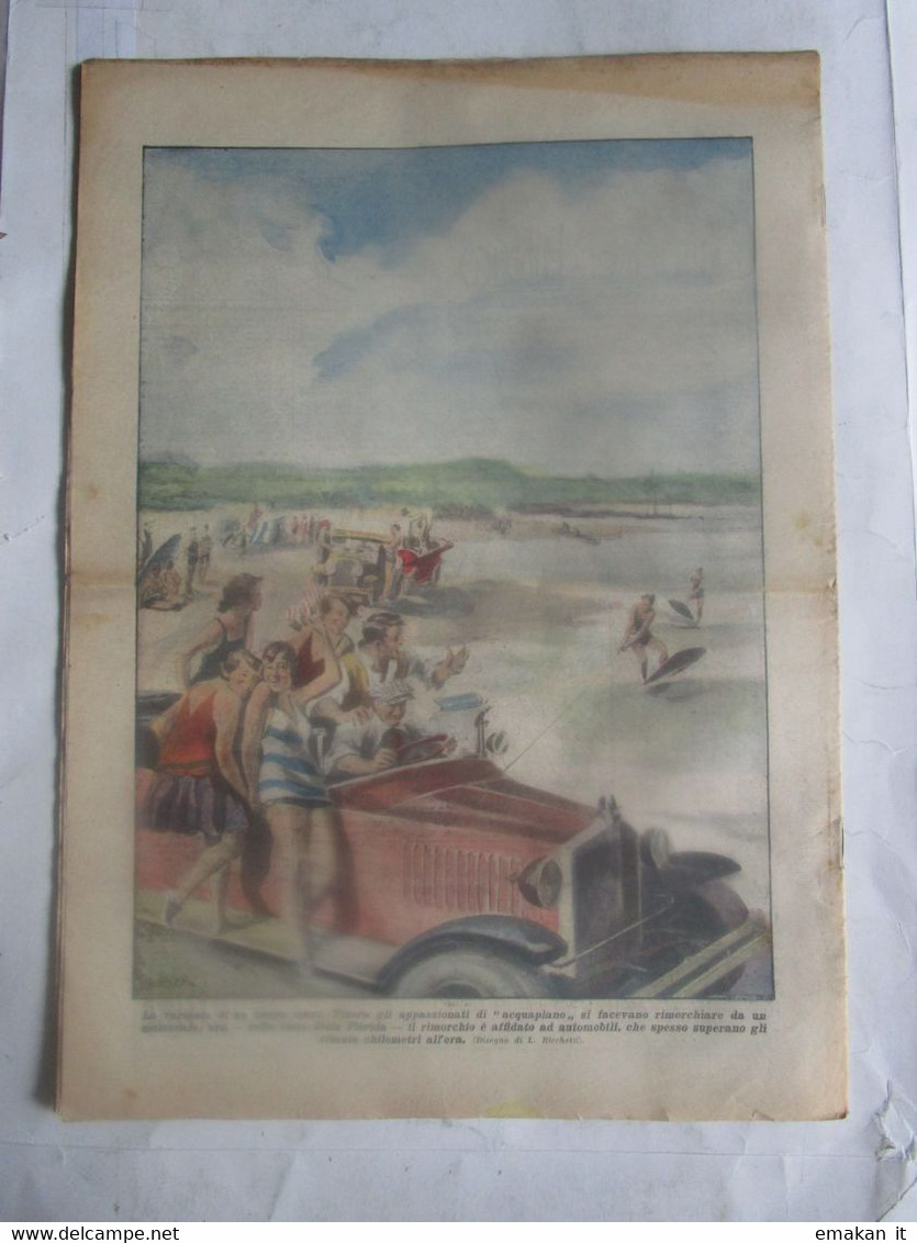 # DOMENICA DEL CORRIERE N 32 /1928 BRIGADIERE IN VALLE AURINA / AFRICA NERA - Premières éditions