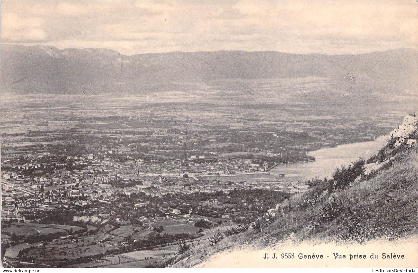 CPA Genève - Vue Prise Du Salève - Genève