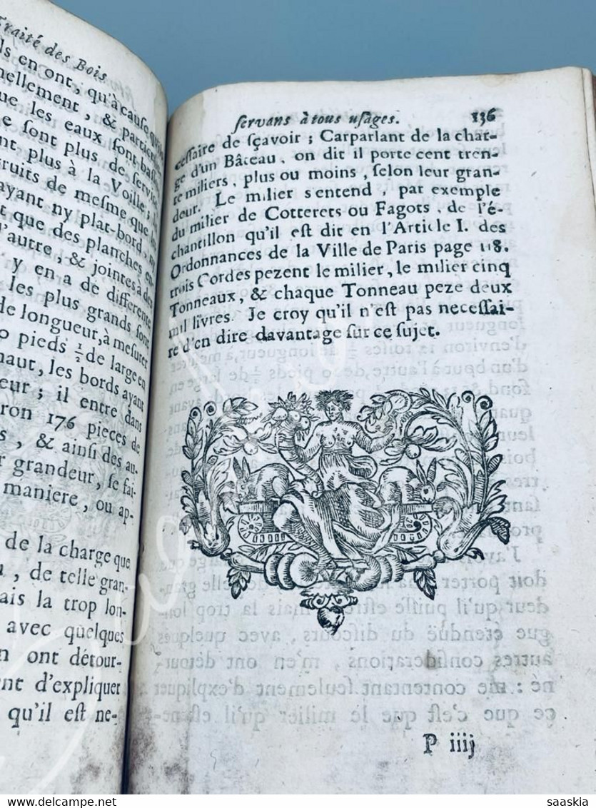 #LV54 - Traité des bois 1676 Claude Caron Tome Premier - Ancien