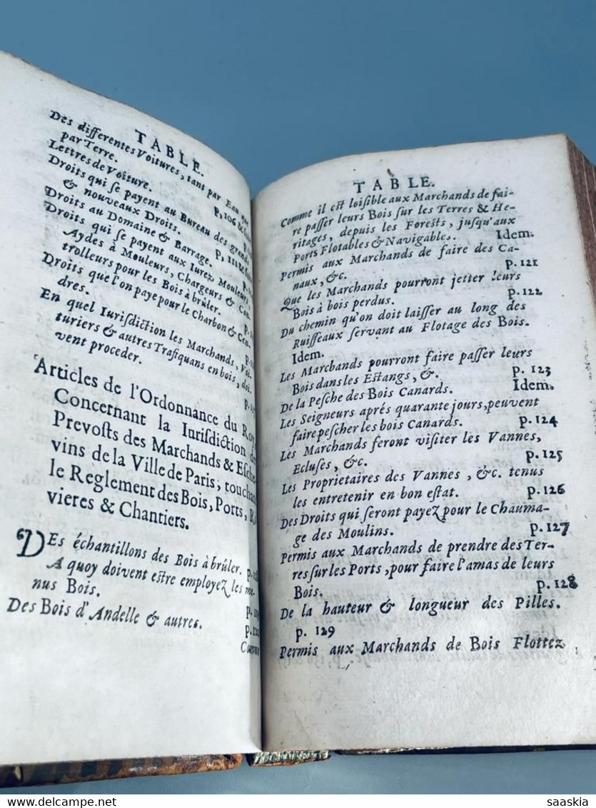 #LV54 - Traité des bois 1676 Claude Caron Tome Premier - Ancien