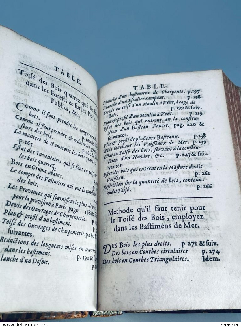 #LV54 - Traité des bois 1676 Claude Caron Tome Premier - Ancien