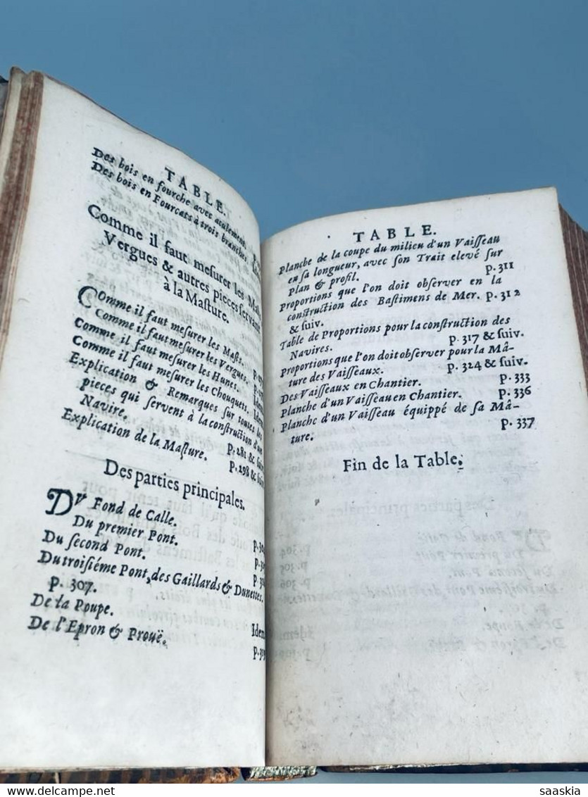 #LV54 - Traité des bois 1676 Claude Caron Tome Premier - Ancien