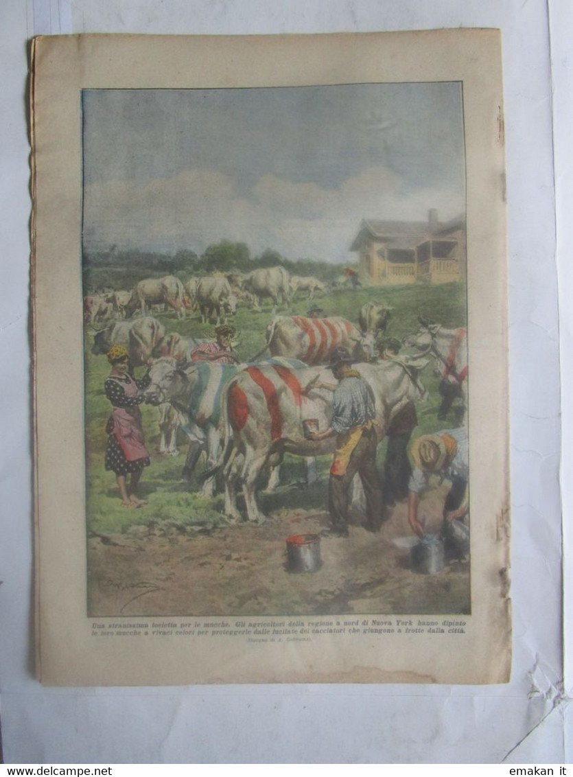 # DOMENICA DEL CORRIERE N 43 /1928 SAGRA DELL'UVA MARINO (ROMA) - First Editions