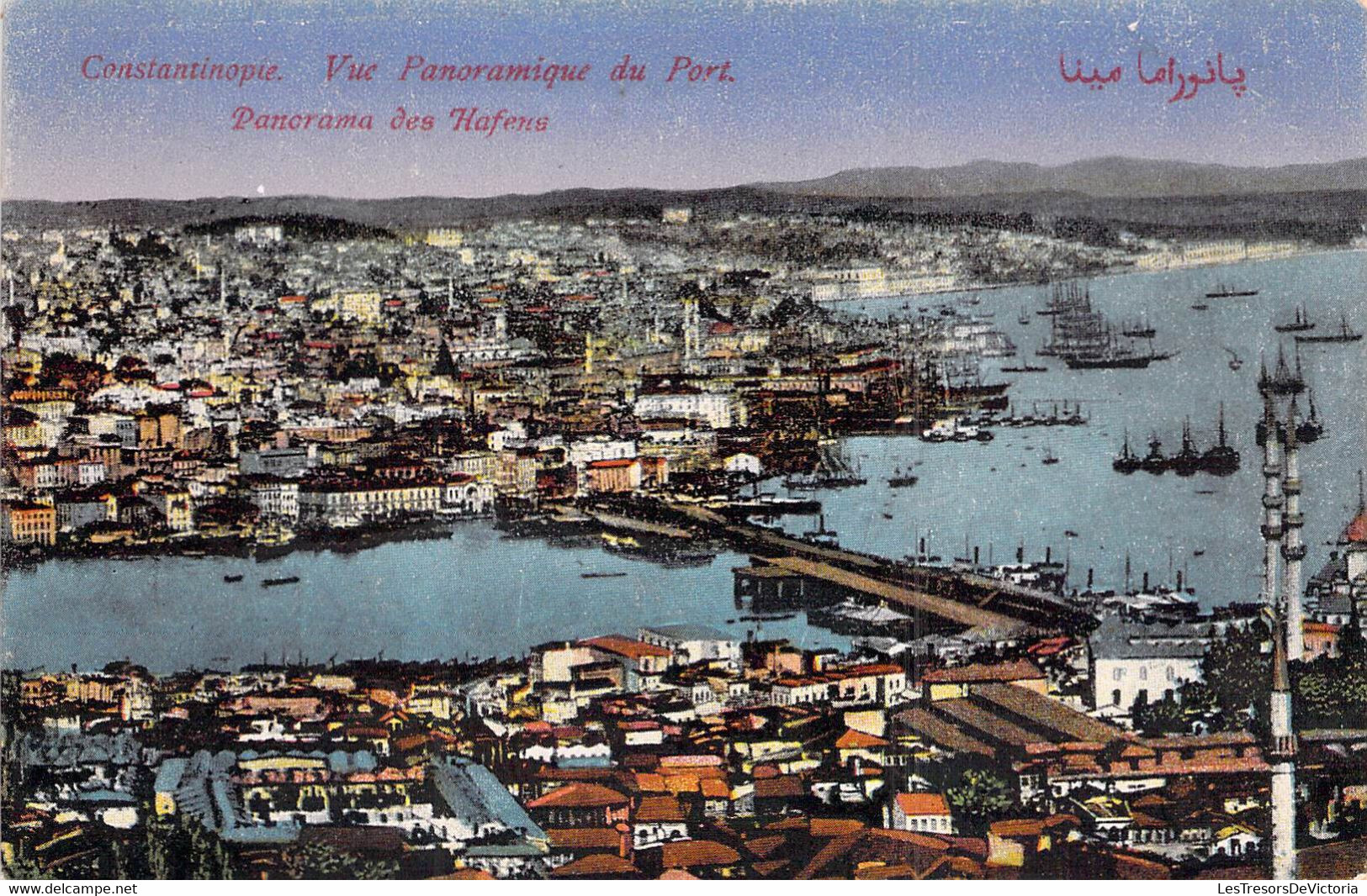 CPA Turquie - Constantinople - Vue Panoramique Du Port - Turkey