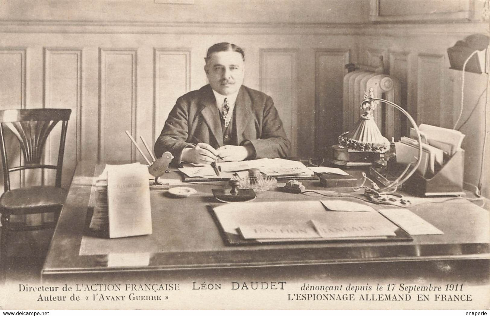 B1893 PARIS Directeur De L'action Française Léon Daudet - Other & Unclassified