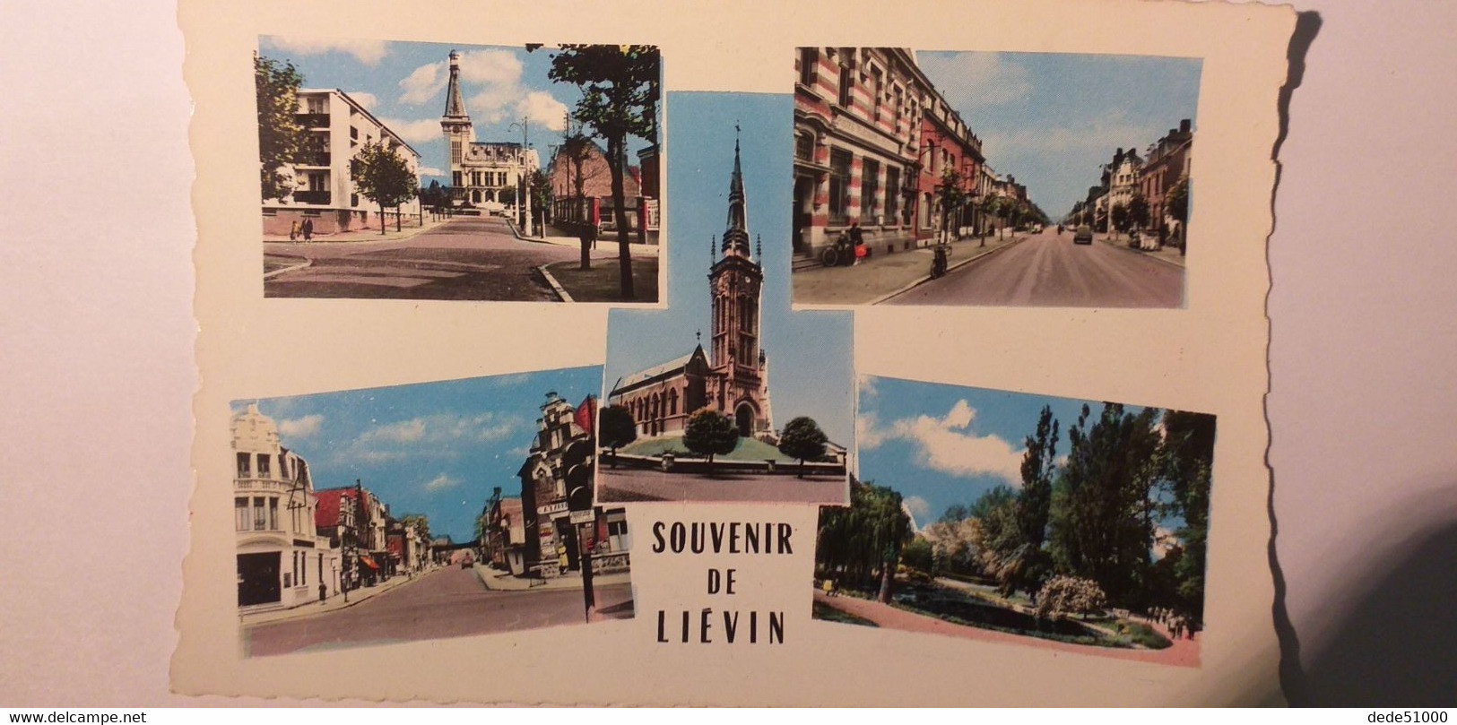 CPA  - Commune De LIEVIN (62) - Souvenirs - Lievin