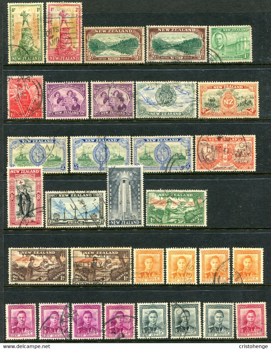 New Zealand 1937-53 King George VI Balance Of The Used Collection - Some Faults - Gebruikt