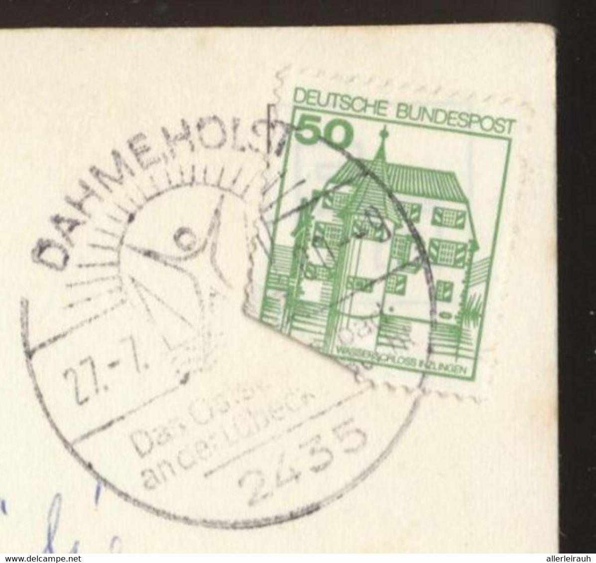 Ostseeheilbad Dahme -  Gelaufen 1980 Sonderstempel - Dahme