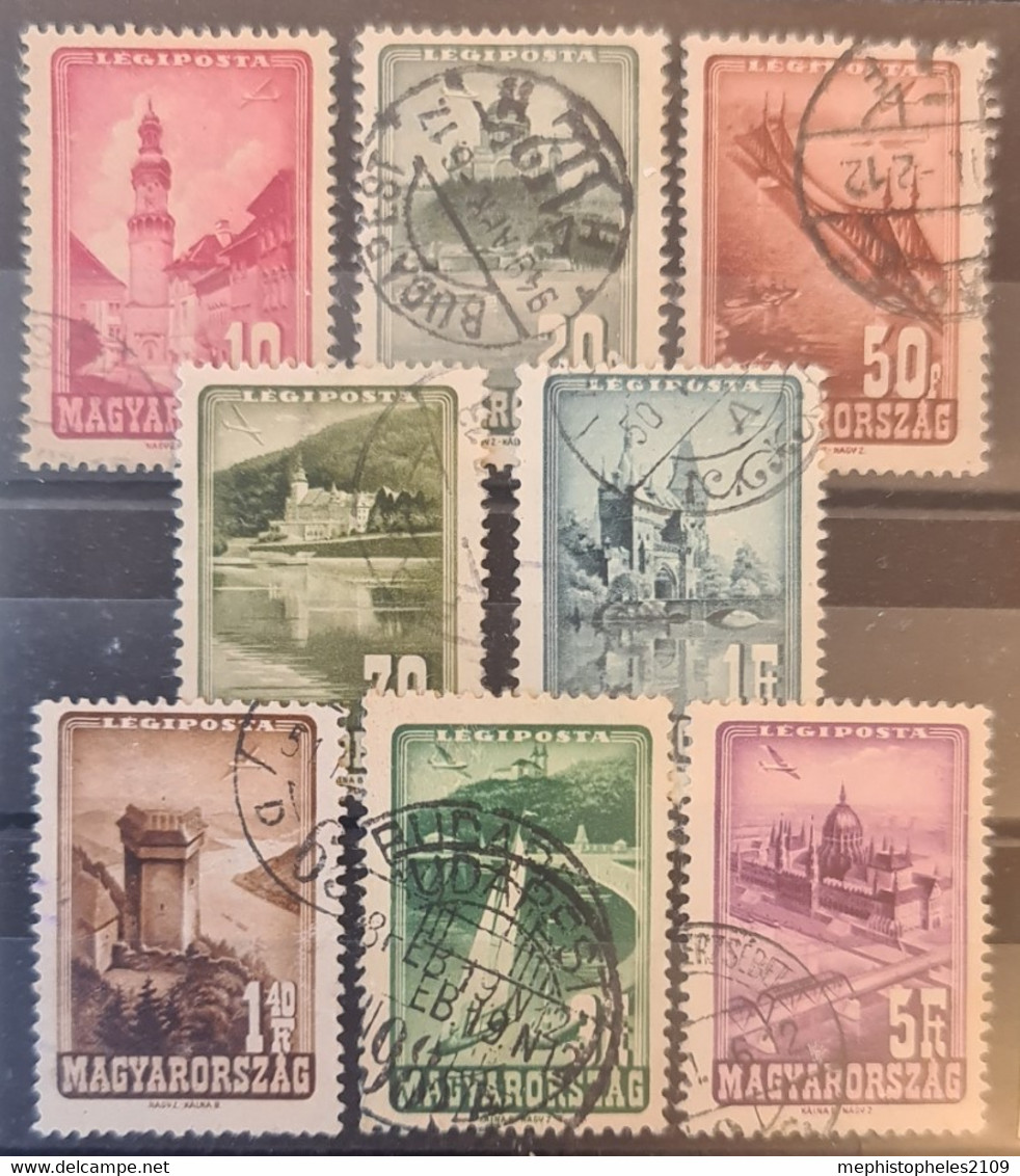 HUNGARY 1947 - Canceled - Mi 963-970 - Complete Set! - Used Stamps