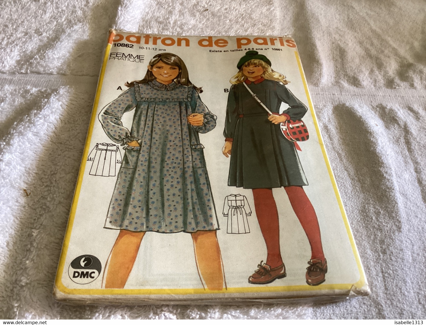 Ancien Patron  PATRON DE PARIS" Des Années 60  VERITABLE PATRON FRANCAIS Enfant Filles Femme Pratique - Patterns