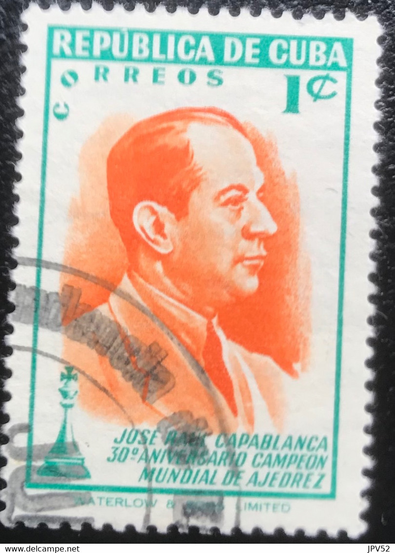 Cuba - C10/19 - (°)used - 1951 - Michel 294 - José Raul Capablanca - Used Stamps