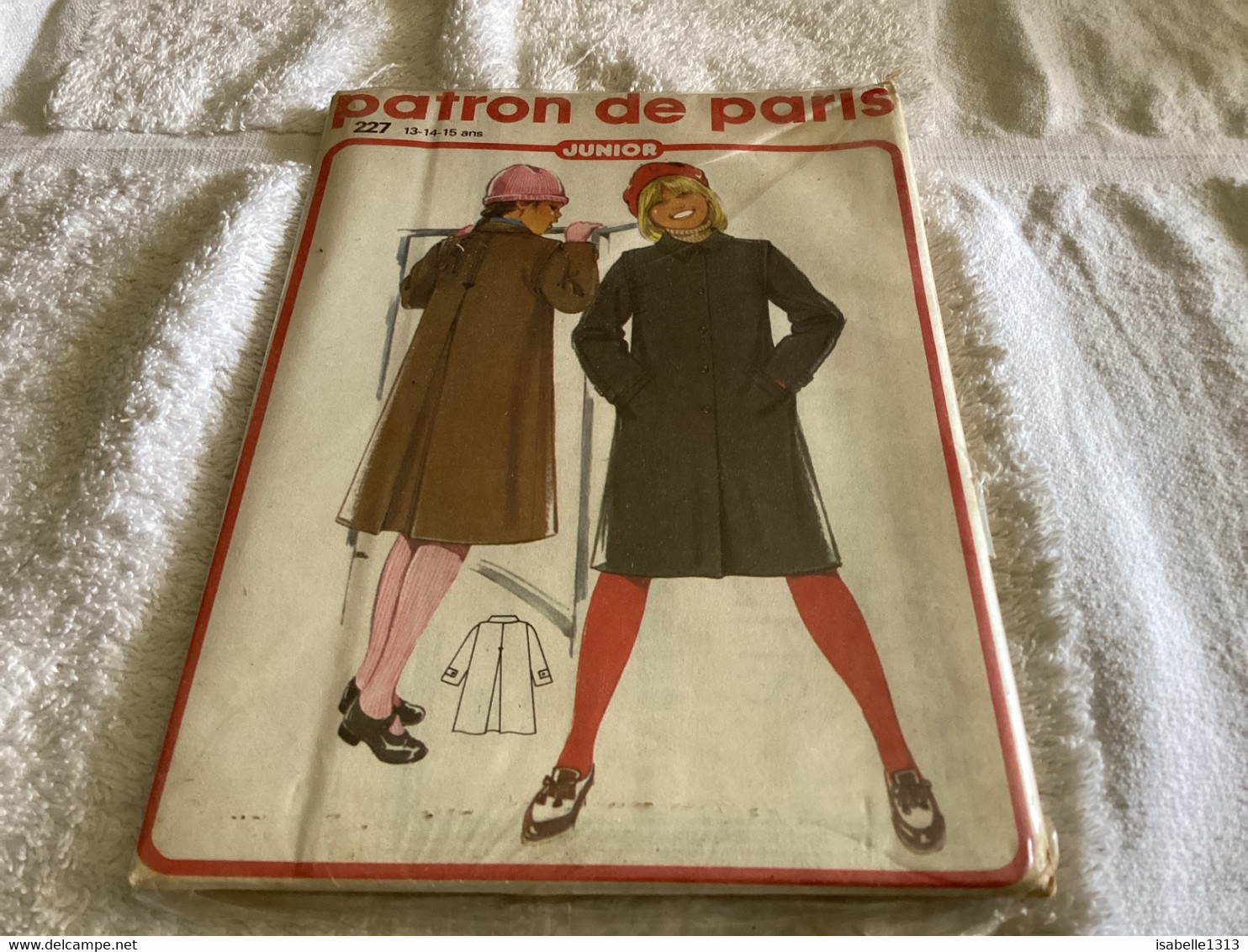 Ancien Patron PATRON DE PARIS" Des Années 60 VERITABLE PATRON FRANCAIS Enfant Filles - Patterns