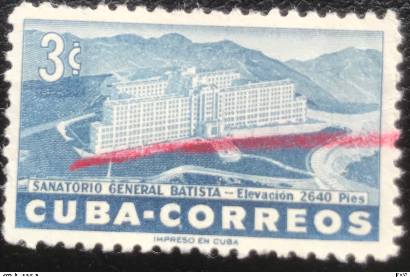 Cuba - C10/19 - (°)used - 1954 - Michel 435 - Gebouwen - Gebraucht