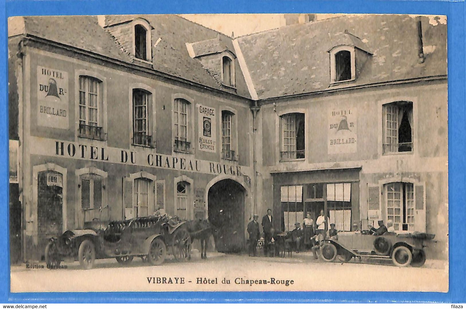 72 - Sarthe - Vibraye - Hotel Du Chapeau Rouge (N8418) - Vibraye