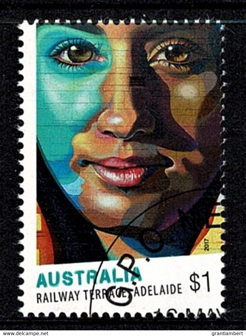 Australia 2017 Street Art $1 Railway Terrace, Adelaide CTO - Used Stamps