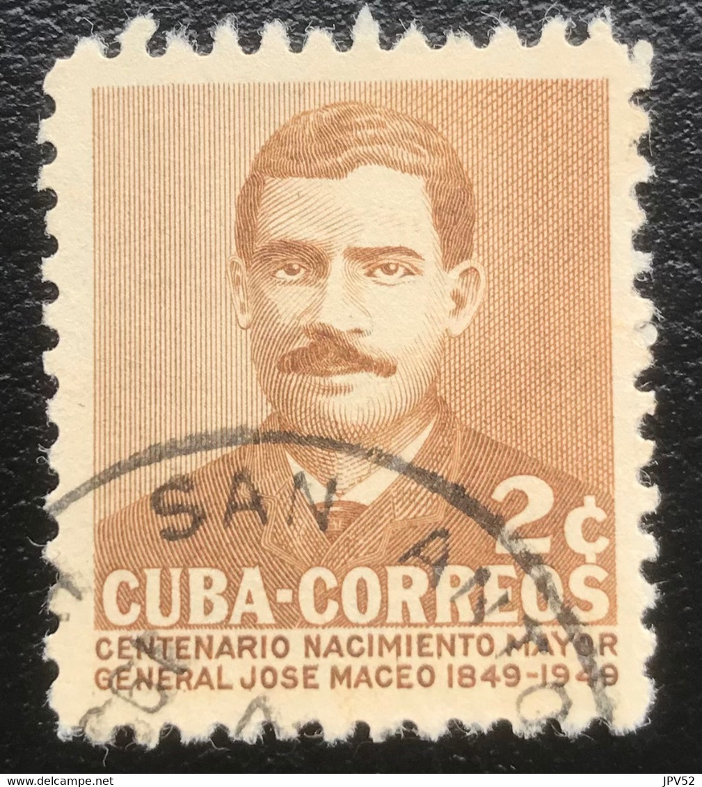 Cuba - C10/20 - (°)used - 1952 - Michel 303 - José Maceo - Oblitérés