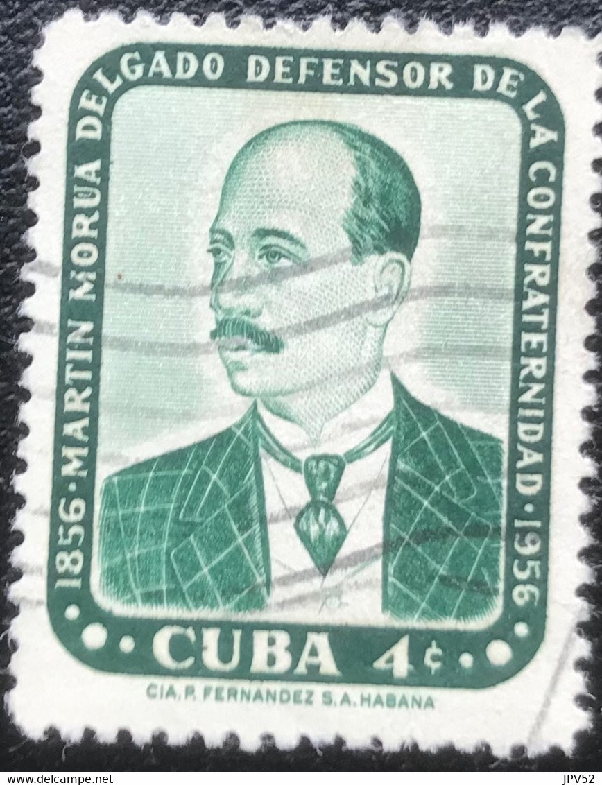 Cuba - C10/20 - (°)used - 1957 - Michel 517 - Martin Morua Delgado - Oblitérés