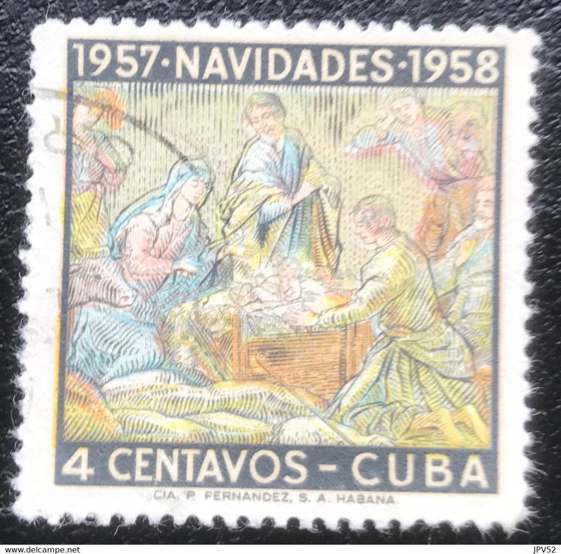 Cuba - C10/20 - (°)used - 1957 - Michel 570 - Kerstmis - Gebraucht