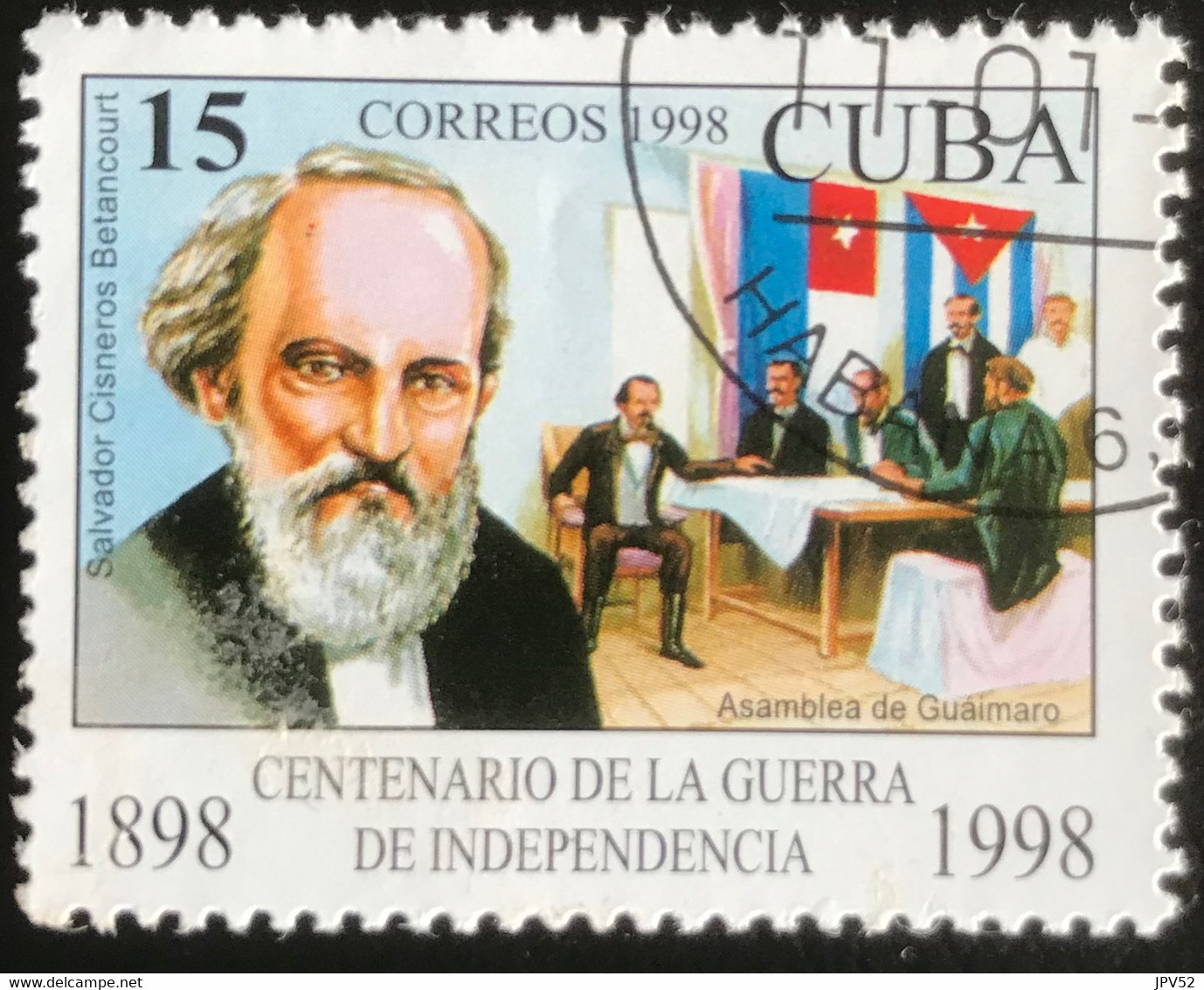 Cuba - C10/20 - (°)used - 1998 - Michel 4171 - Leiders In De Onafhankelijkheid Oorlog - Gebruikt
