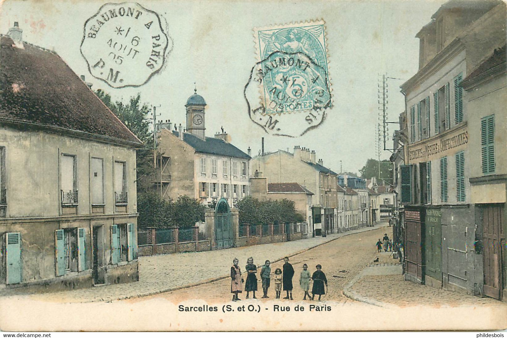 VAL D'OISE  SARCELLES Rue De Paris - Sarcelles