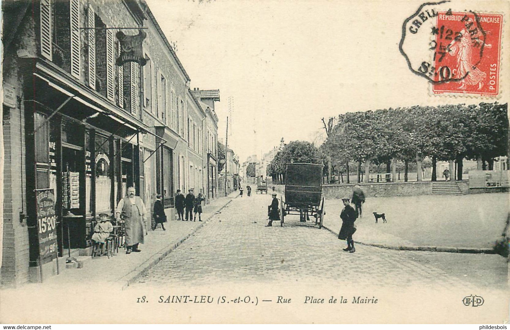 VAL D'OISE  SAINT LEU Place De La Mairie - Saint Leu La Foret