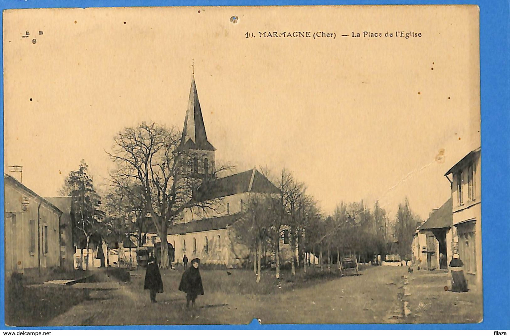 18 - Cher - Marmagne - La Place De L'Eglise (N8433) - Altri & Non Classificati