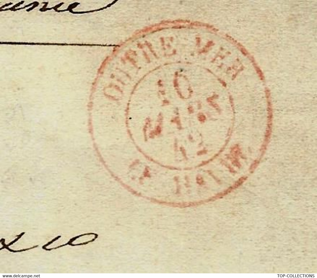 LAC 1842 De Nouvelle Orleans Etats Unis Amérique LAC  Via New York « Packet For France » Vapeur => Bordeaux Clossmann - …-1845 Prephilately