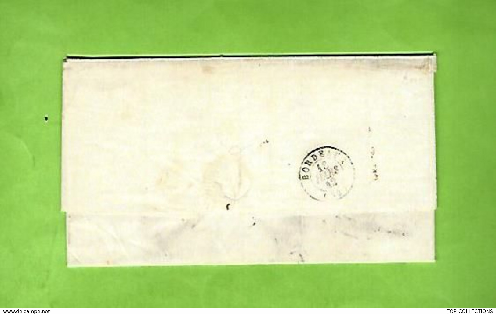 LAC 1842 De Nouvelle Orleans Etats Unis Amérique LAC  Via New York « Packet For France » Vapeur => Bordeaux Clossmann - …-1845 Prephilately