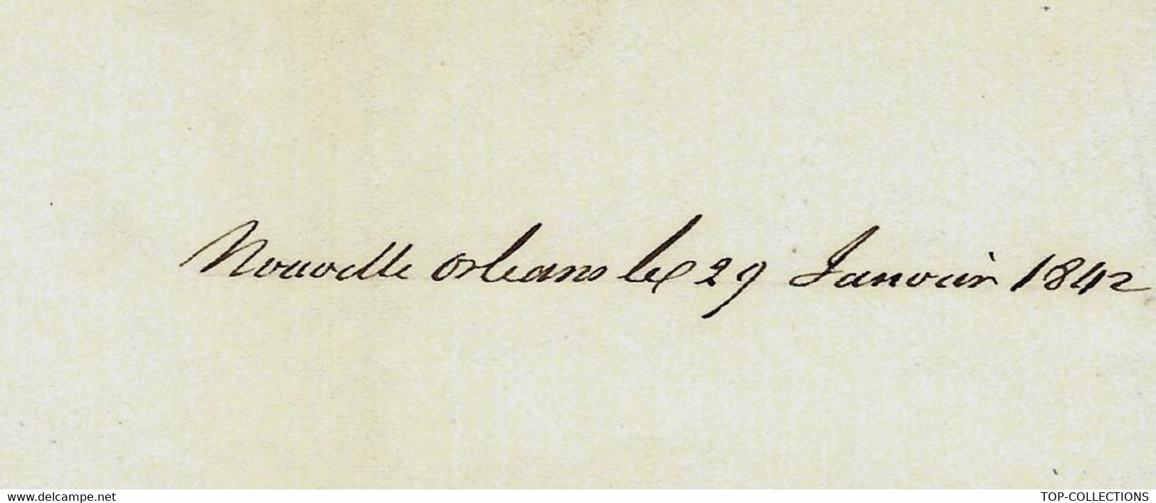 LAC 1842 de Nouvelle Orleans Etats Unis Amérique LAC  via New York « Packet for France » Vapeur => Bordeaux Clossmann