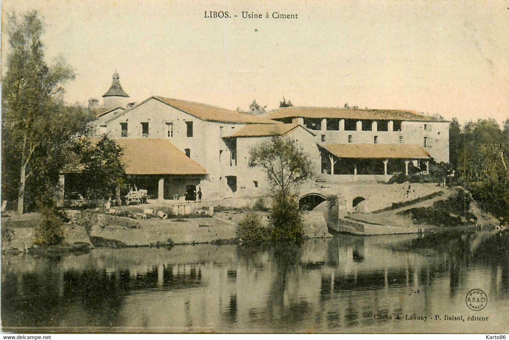 Libos * 1906 * Usine à Ciment * Industrie - Libos