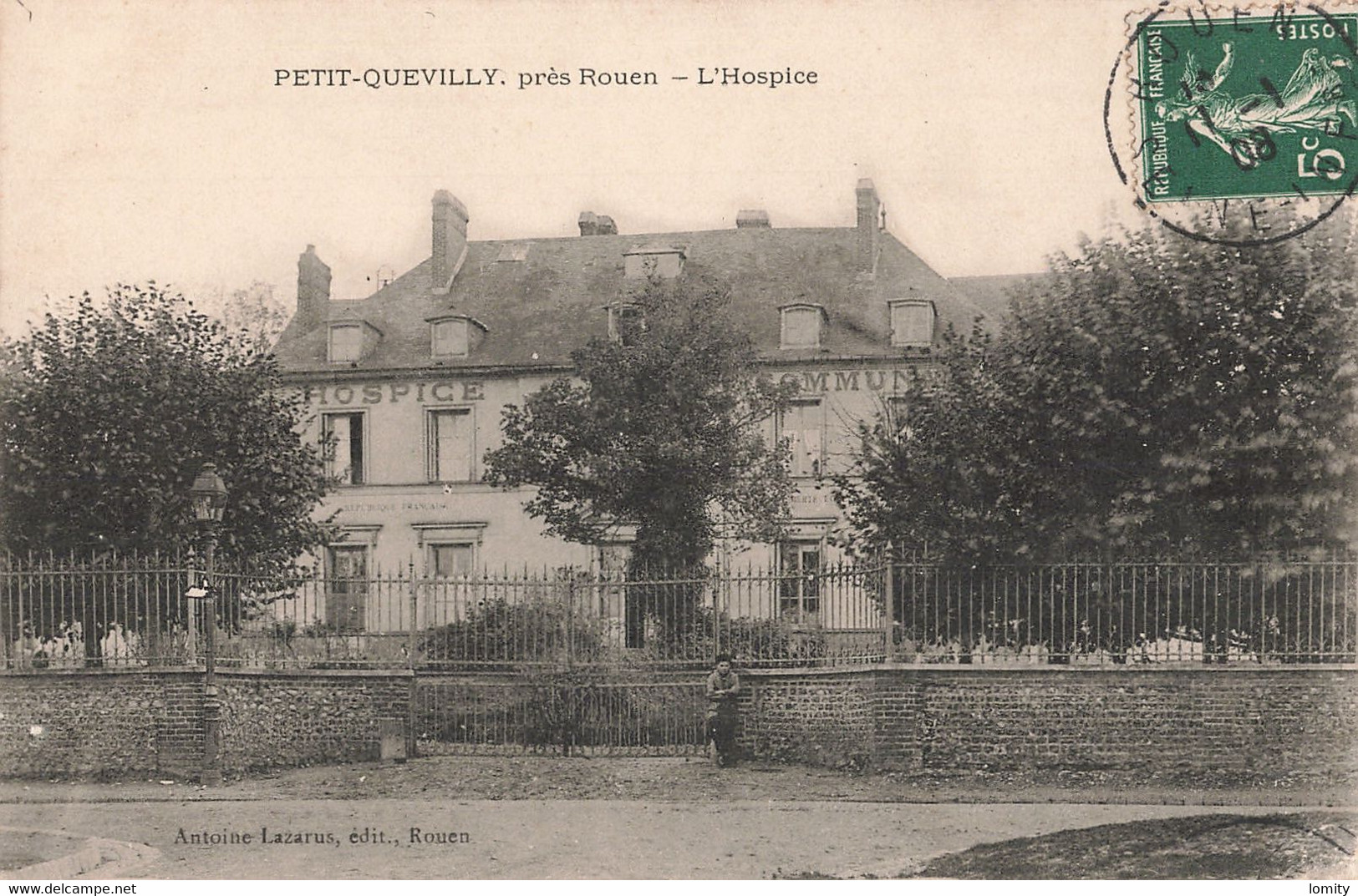 76 Le Petit Quevilly L' Hospice CPA - Le Petit-quevilly