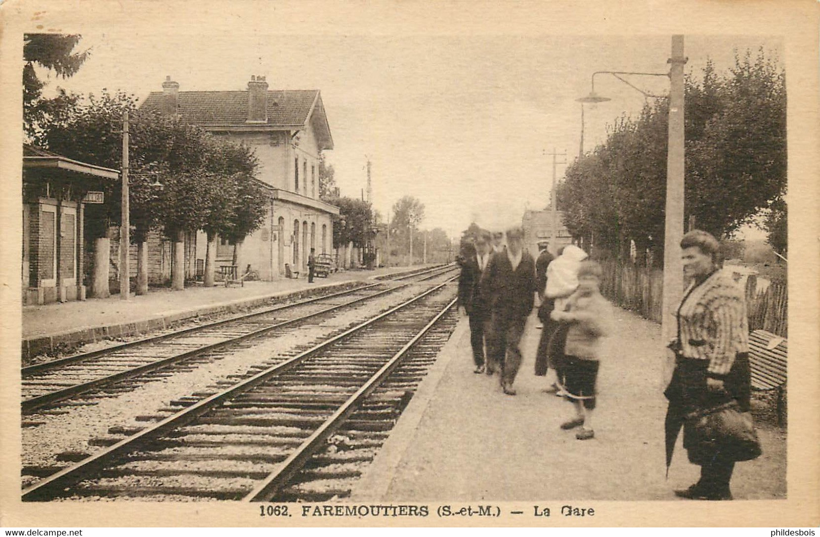 SEINE ET MARNE  FAREMOUTIERS  La Gare - Faremoutiers